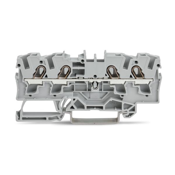 4-conductor through terminal block 4 mm² suitable for Ex e II applicat image 1