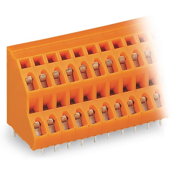 Double-deck PCB terminal block 2.5 mm² Pin spacing 5.08 mm orange image 4