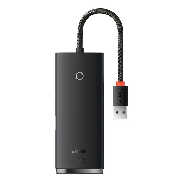 Hub USB-A 4xUSB 3.0 Ports 25cm, Black image 1