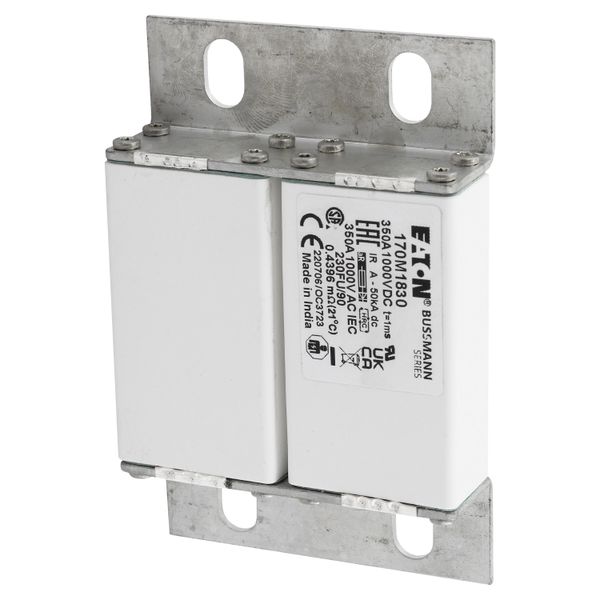 Fuse-link, high speed, 350 A, DC 1000 V, size 230, 24 x 78 x 115 mm, aR, IEC image 14