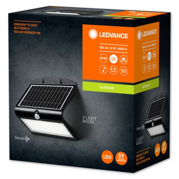 ENDURA Flood Solar Butterfly Solar Sensor 8W image 7