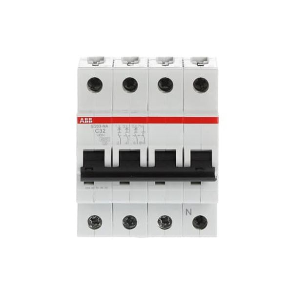 S203-B32NA Miniature Circuit Breaker - 3+NP - B - 32 A image 5