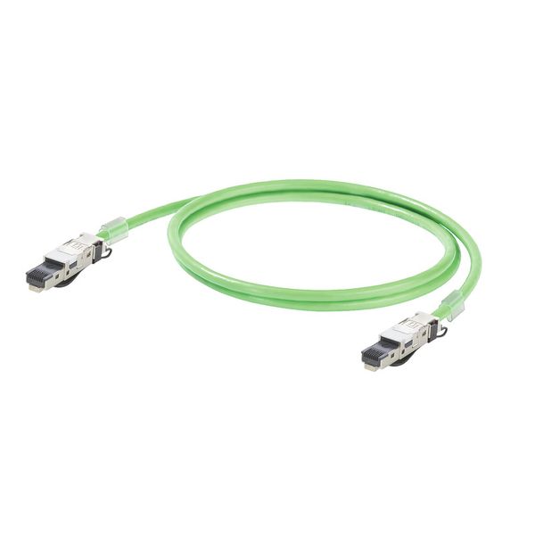 PROFINET Cable (assembled), M12 D-code – IP 67 straight socket, RJ45 I image 1