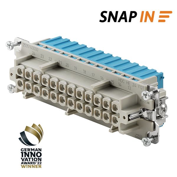 Contact insert (industry plug-in connectors), Female, 500 V, 16 A, Num image 1