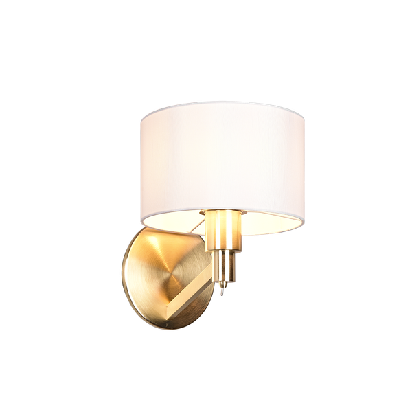 Cassio wall lamp E27 matt brass image 1