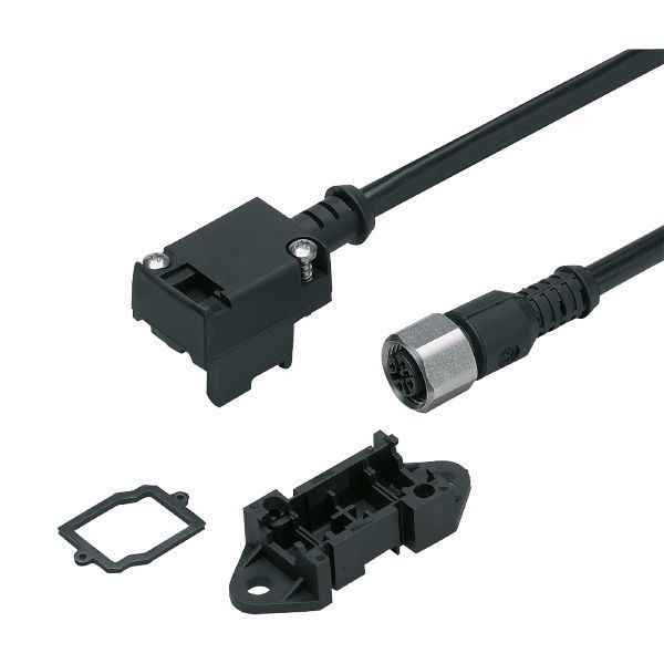 FC connector, M12, V2A, 1m image 1