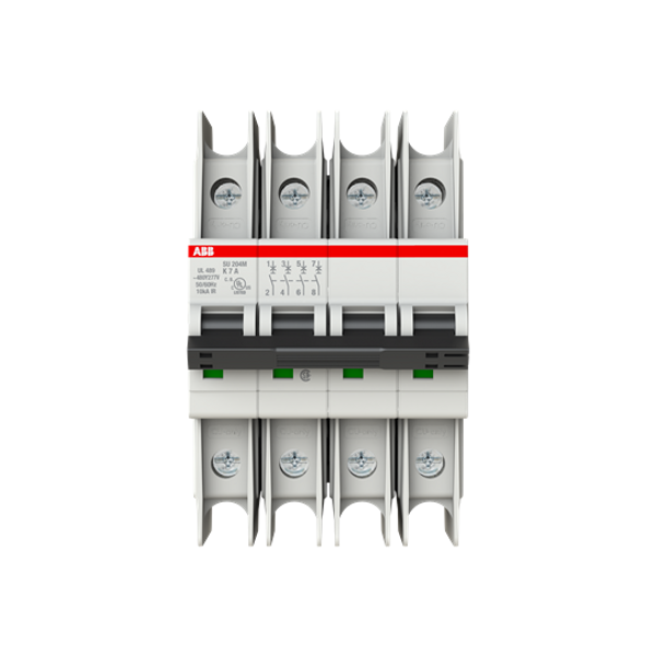 SU204M-K7 Miniature Circuit Breaker - 4P - K - 7 A image 1