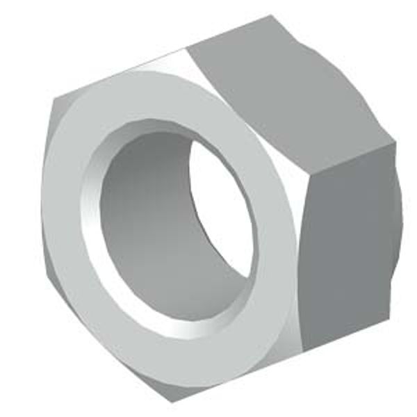 hex nut M10, ISO 4032, 1 pack =50 units image 1