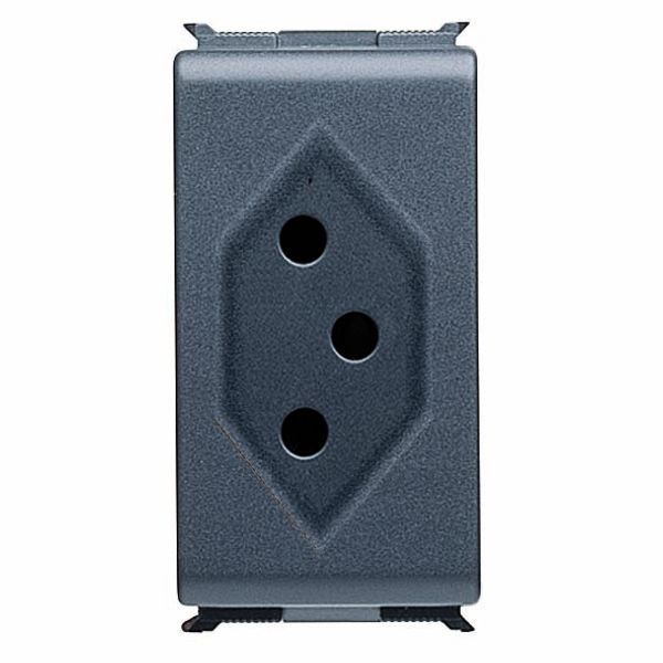 SWISS STANDARD SOCKET-OUTLET 250V ac - 2P+E 10A TYPE 13 - 1 MODULES - PLAYBUS image 2