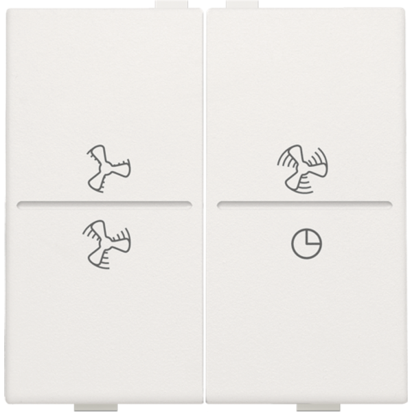 Double key with ventilator symbols 0 to 3 for wireless switch or push image 2