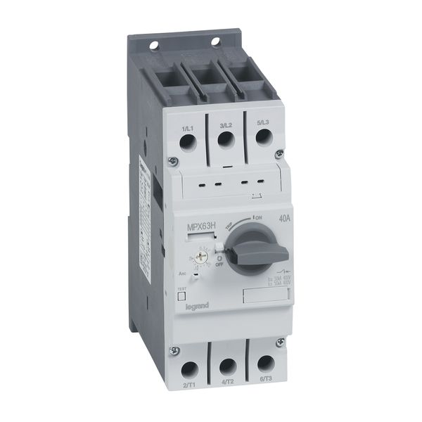 MPCB MPX³ 63H - thermal magnetic - motor protection - 3P - 40 A - 50 kA image 1