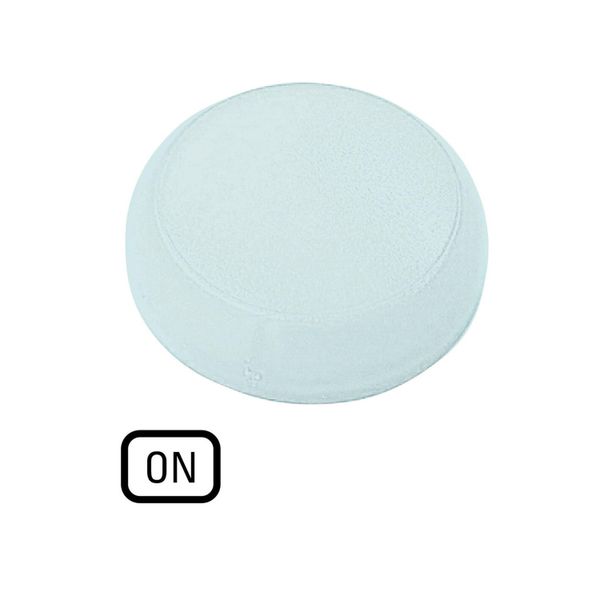 Lens, indicator light white, flush, ON image 3