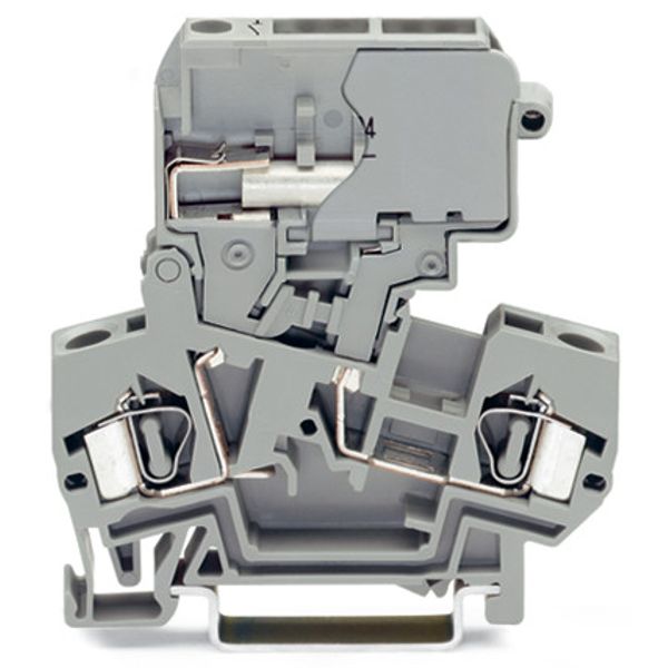2-conductor disconnect terminal block for DIN-rail 35 x 15 and 35 x 7. image 3