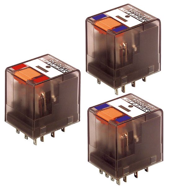 Plug-in Relay 14 pin 4 C/O 24VAC 6A with LED, series PT image 1