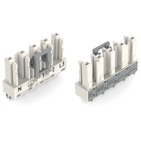 Socket for PCBs straight 5-pole white image 3