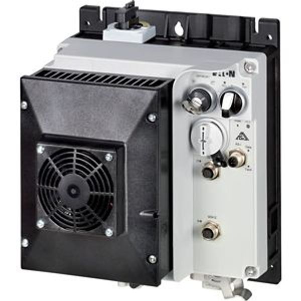 Speed controllers, 8.5 A, 4 kW, Sensor input 4, 180/207 V DC, AS-Interface®, S-7.4 for 31 modules, HAN Q4/2, with manual override switch, with fan image 5