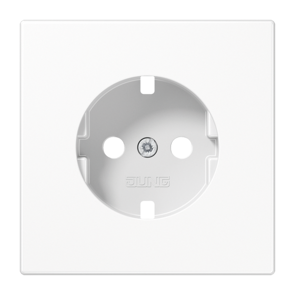Centre plate f. SCHUKO socket LS990SWWPL image 1