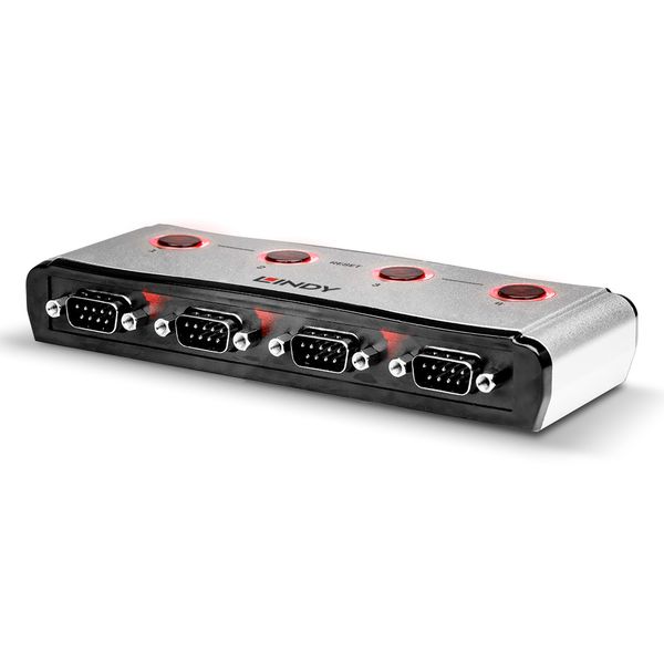 USB to 4 Port Serial Converter Connects 4 serial devices to a USB Type A computer image 2