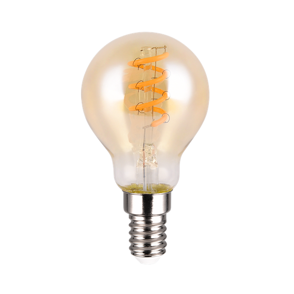Bulb LED E14 filament classic 4W 150lm 1800K amber image 1