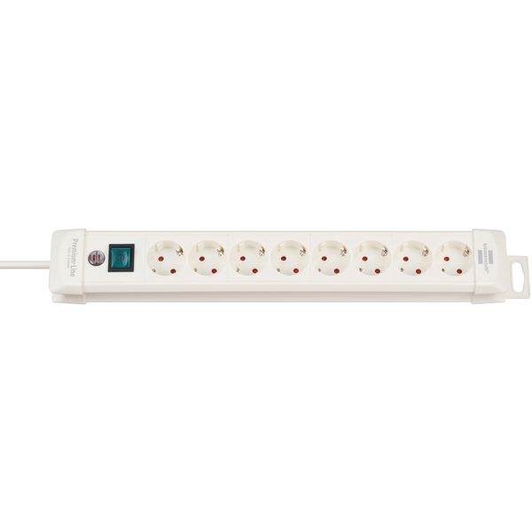 Premium-Line extension socket 8-way white 3m H05VV-F 3G1,5 image 1