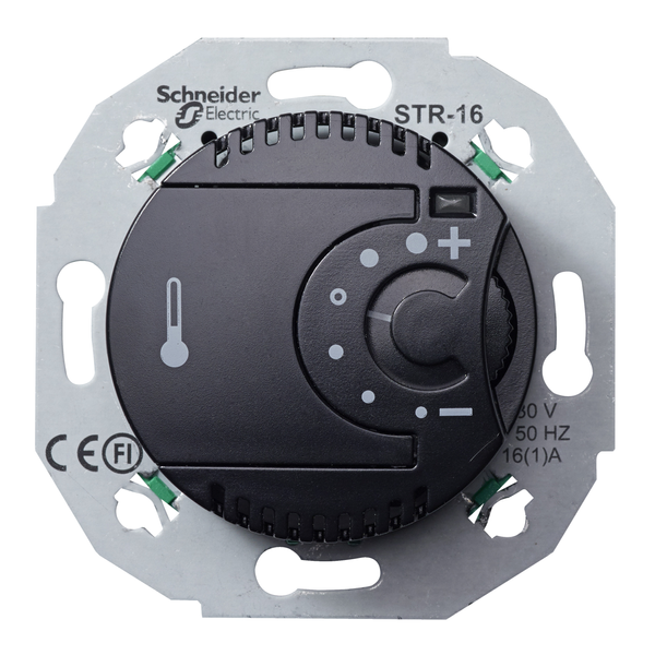 Renova - room thermostat - 2-pole - 5...30°C - 16 A - 250 V - black image 4