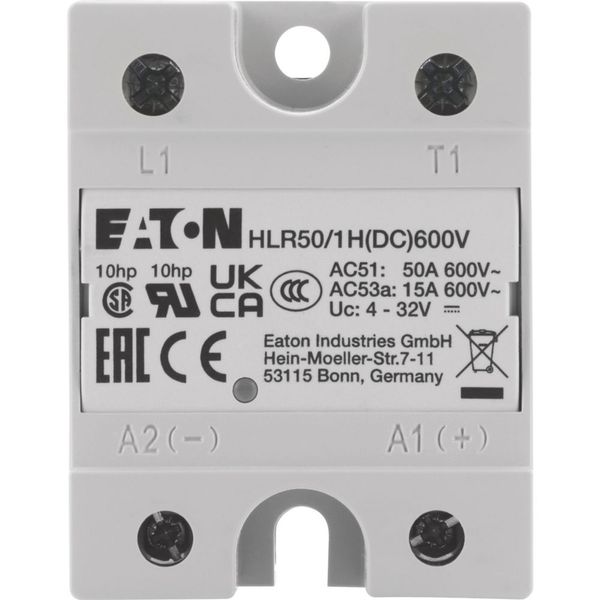 Solid-state relay, Hockey Puck, 1-phase, 50 A, 42 - 660 V, DC image 10