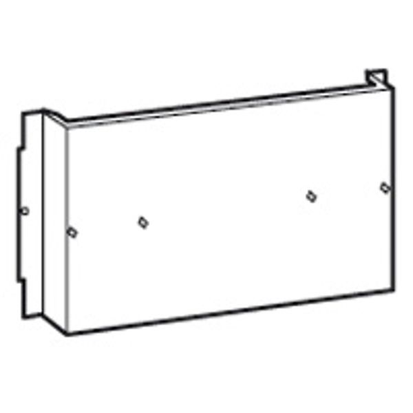 Fixing device XL³ 800 cable sleeves 204 23/24 - DPX 250/630 - vertical position image 1