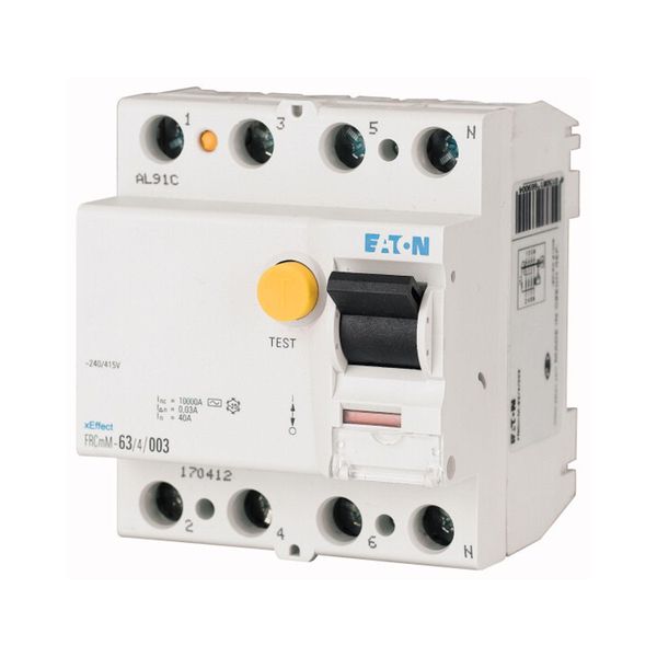 Residual current circuit breaker (RCCB), 63A, 4p, 30mA, type G/A image 7