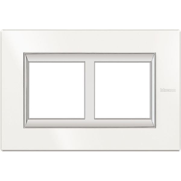 AXOLUTE - COVER PLATE 2X2P 57MM AXOLUTE WHITE image 2