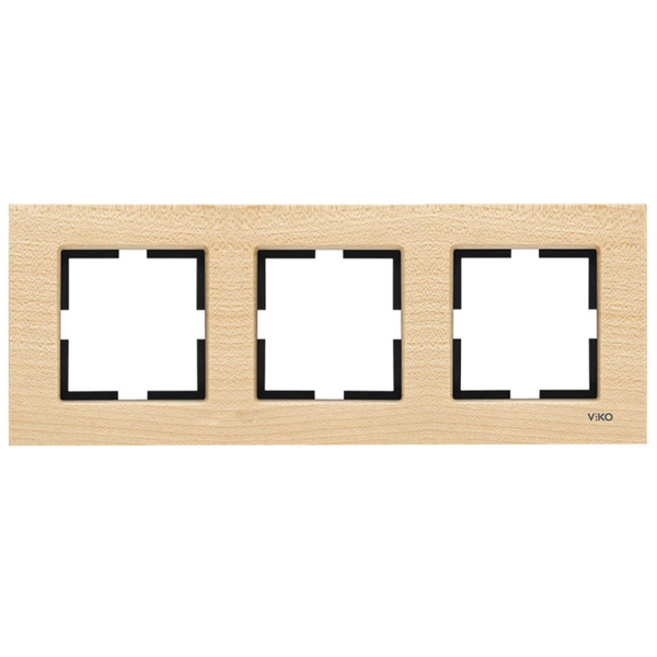 Novella Accessory Wooden - White birch Three Gang Frame image 1