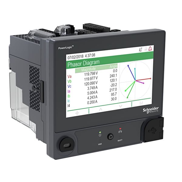 PowerLogic™ ION9000T meter, HSTC, DIN mount, 192 mm display, B2B adapter, HW kit image 4