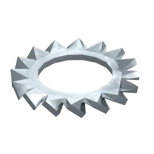 SWS M10 G Serrated washer  M10 image 1