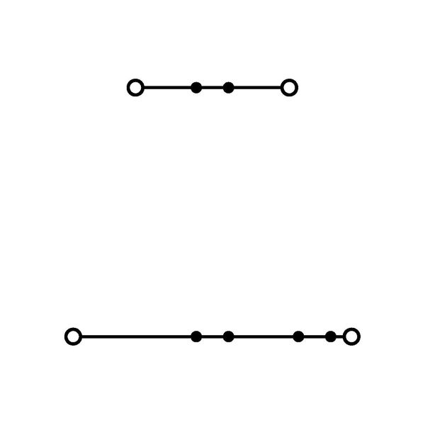 Double-deck terminal block Through/through terminal block with end pla image 2