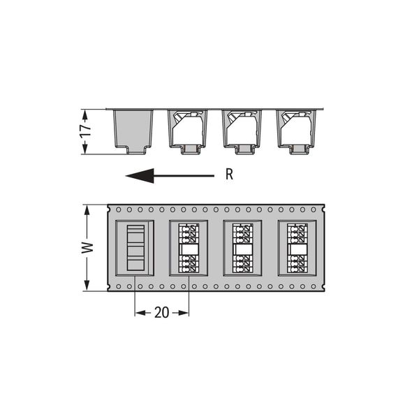 THR PCB terminal block push-button 1.5 mm² black image 2