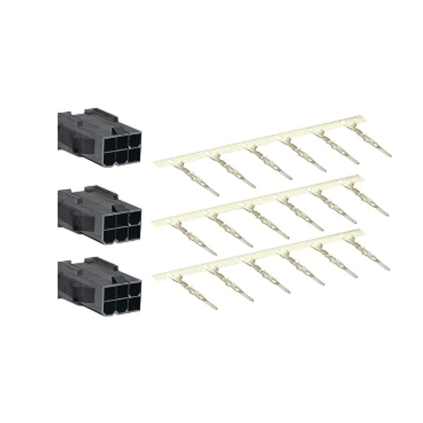 motor power connector kit, leads connection for BCH2.B/.D/.F - 40/60/80mm image 2