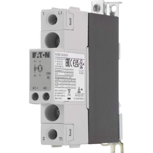 Solid-state relay, 1-phase, 25 A, 600 - 600 V, AC/DC image 9