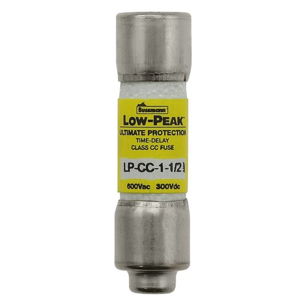 Fuse-link, LV, 1.5 A, AC 600 V, 10 x 38 mm, CC, UL, time-delay, rejection-type image 2