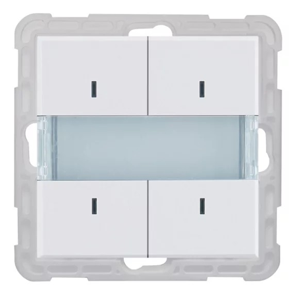 KNX Bustaster 4-way Nova Reinweiss image 1