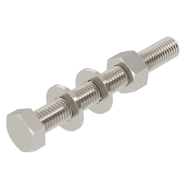 SKS 12x100 A2 Hexagonal screw with nut and washers M12x100 image 1