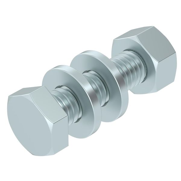 SKS 6x20 F Hexagonal screw with nut and washers M6x20 image 1
