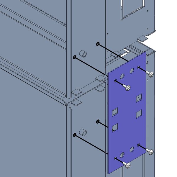 Connection bracket set vertical image 2