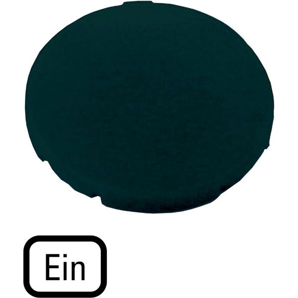 Button plate, flat black, EIN image 2