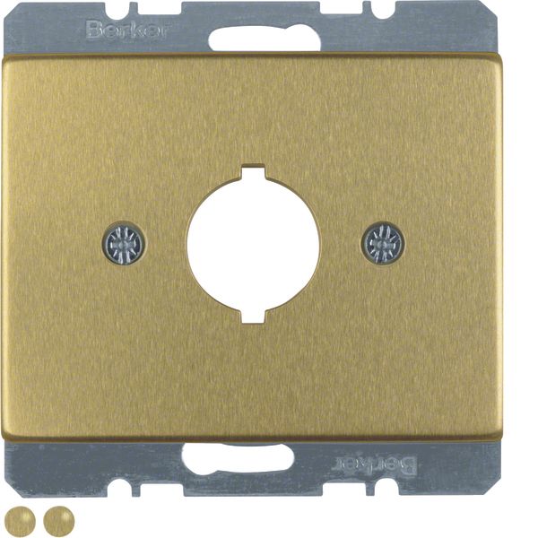Centre plate for signalling and command unit, Ø 18.8 mm, Arsys, gold,  image 1