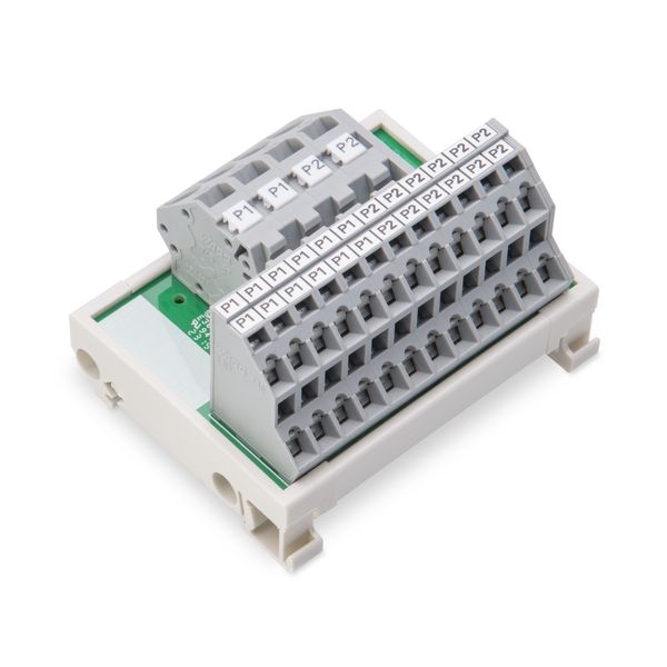 Potential distribution module 2 potentials with 2 input clamping point image 1