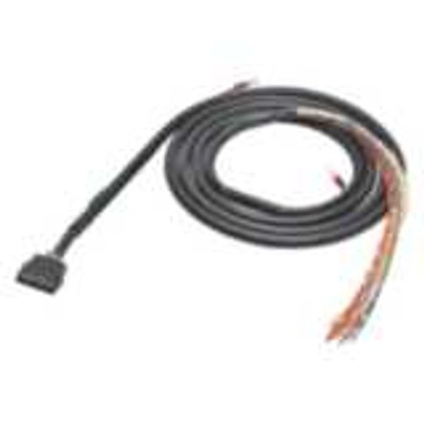 I/O connection cable, with shield connection, MIL20 to open ends, 2 m image 2