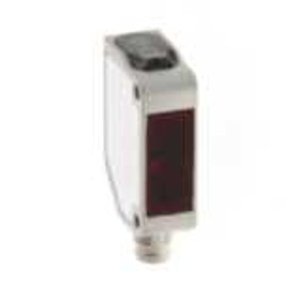 Photoelectric sensor, rectangular housing, stainless steel, red LED, b image 1