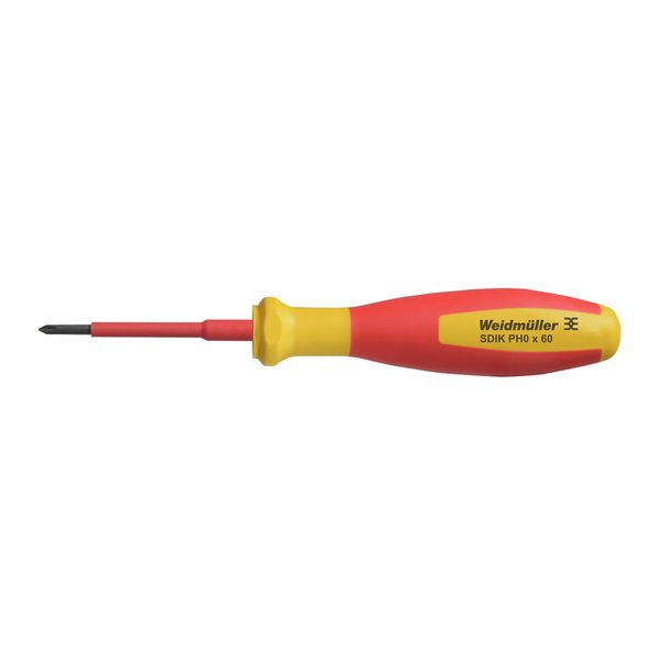 Crosshead screwdriver, Form: Philips, Size: 0, Blade length: 60 mm image 1