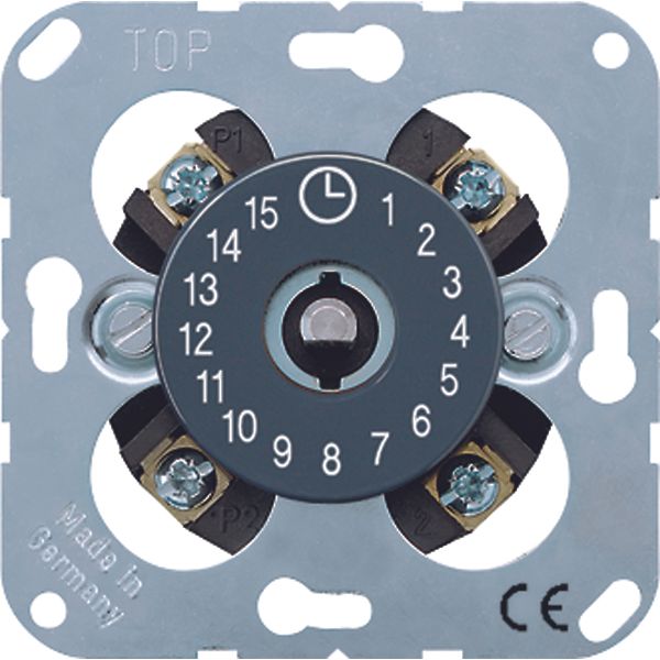 Timer switch insert 2-pole, 1-way 11015 image 2