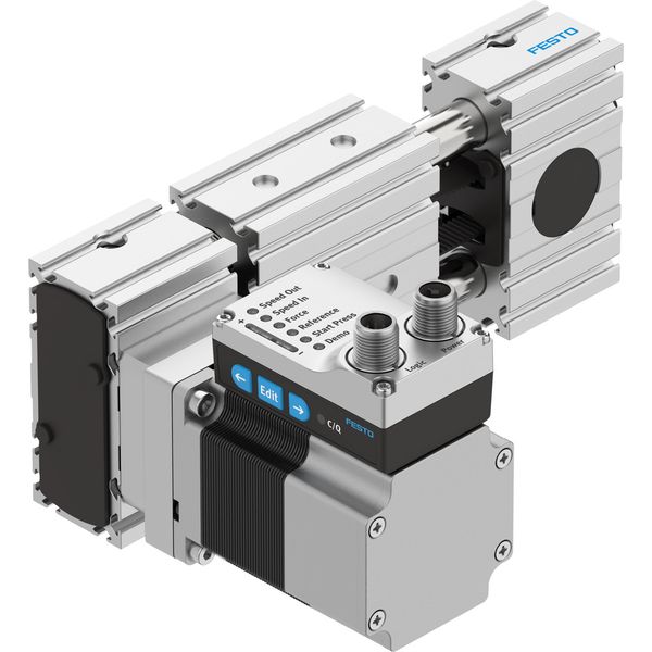 ELGE-TB-35-100-0H-ST-M-H1-PLK-AA-AT-FR Toothed belt axis unit image 1