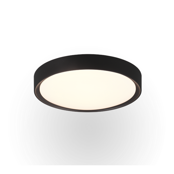 Clarimo H2O LED ceiling lamp matt black image 1